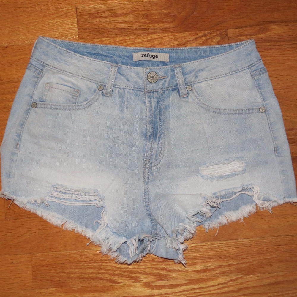 Denim shorts